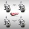 Service Caster 3.5 Inch SS Gray Polyurethane Swivel 1/2 Inch Threaded Stem Caster Set Brake SCC SCC-SSTS20S3514-PPUB-TLB-121315-4 - alternate 3